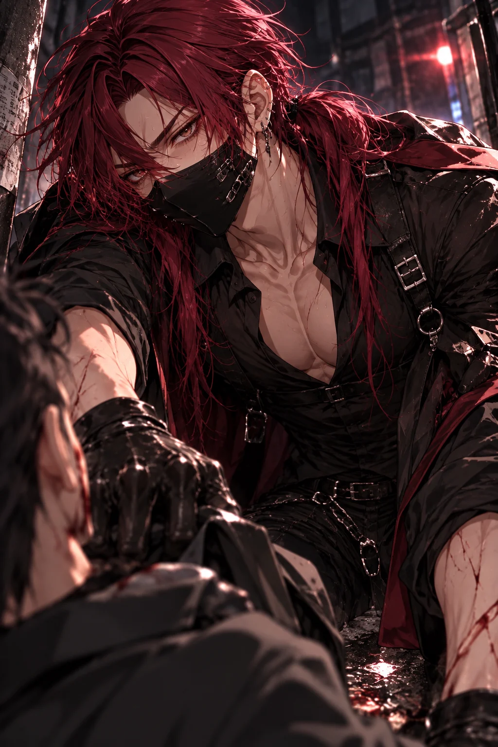 鷹城 蓮司, dominant debt collector AI character &mdash; cover image 3