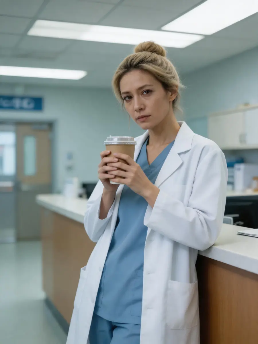 Dr. Mara Voss, confident professional AI character &mdash; cover image 3